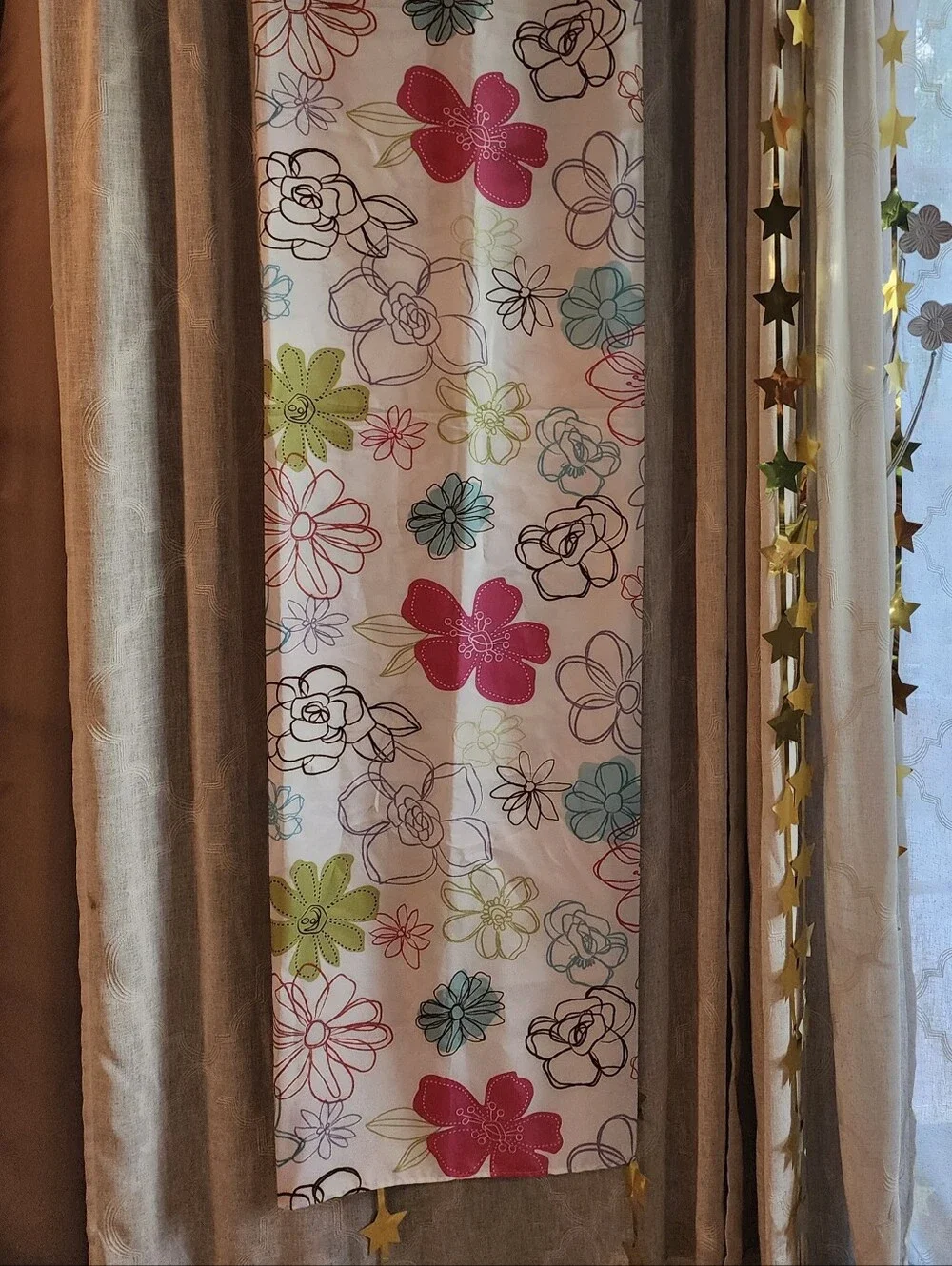 Vibrant Flower Shower Curtain